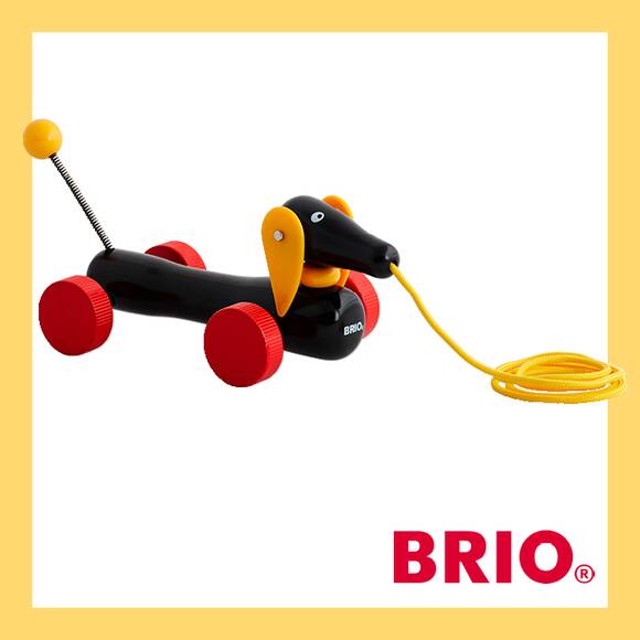 BRIO BRIO Klassiker: Nachzieh-Dackel aus Holz